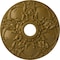 Ekena Millwork Norwich Ceiling Medallion (Fits Canopies up to 4 1/2"), Hnd-Painted Gold, 18"OD x 3 1/2"ID x 1 3/8"P CM18NOGLS - alternate 1